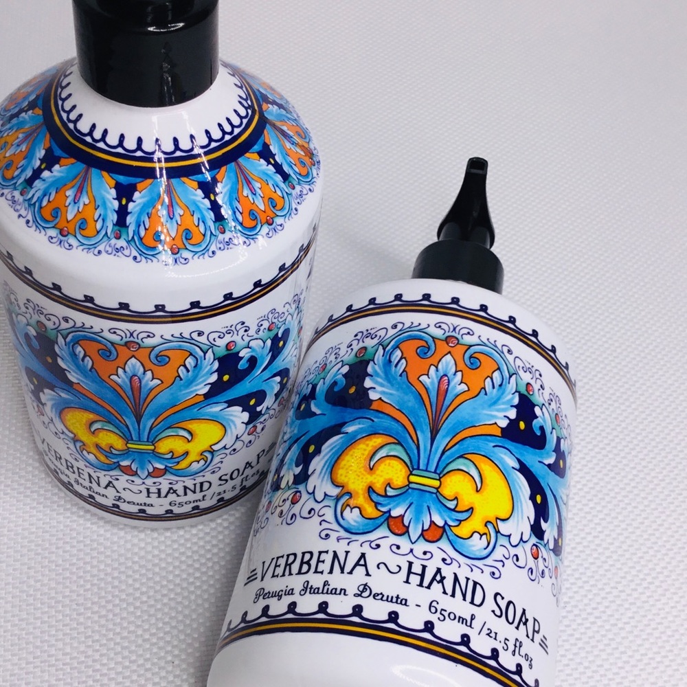 Perugia Italian Deruta Verbena  Hand Soap 22fl 2 - Picture 3 of 4
